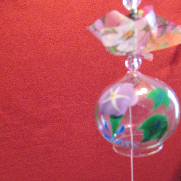 Vintage Japanese Glass wind chime - Picture 3 of 12